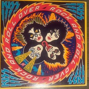 1976 KISS Rock And Roll Over Vinyl